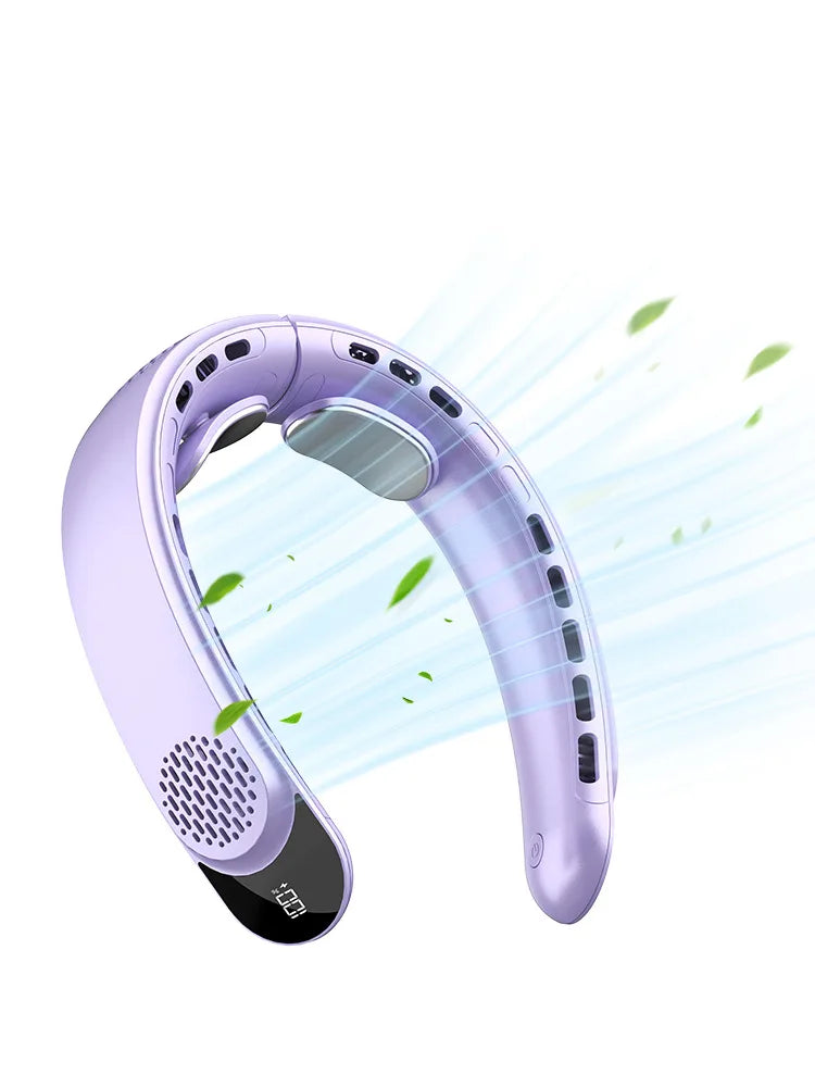 Bladeless Neck Fan 4000mAh Wearable Cooling Fan
