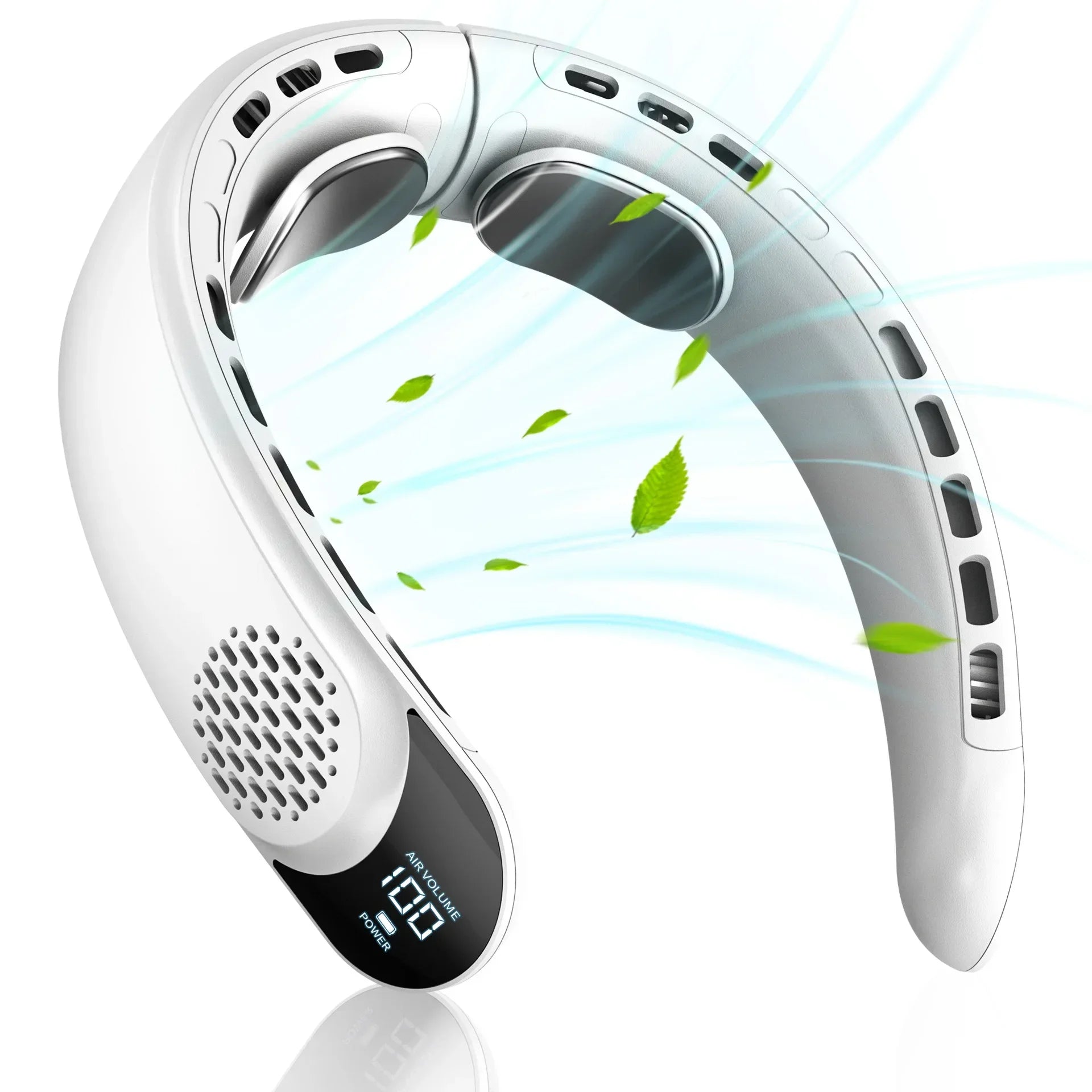 Bladeless Neck Fan 4000mAh Wearable Cooling Fan