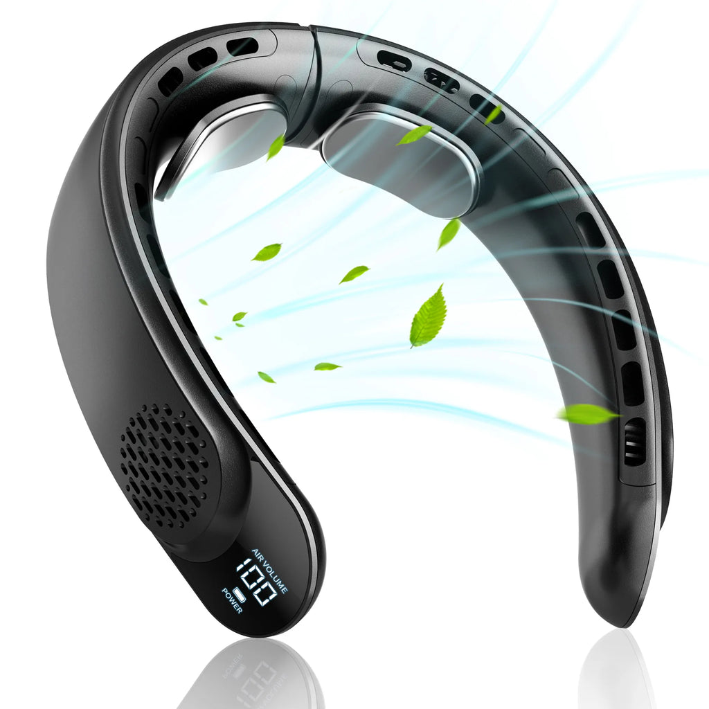 Bladeless Neck Fan 4000mAh Wearable Cooling Fan