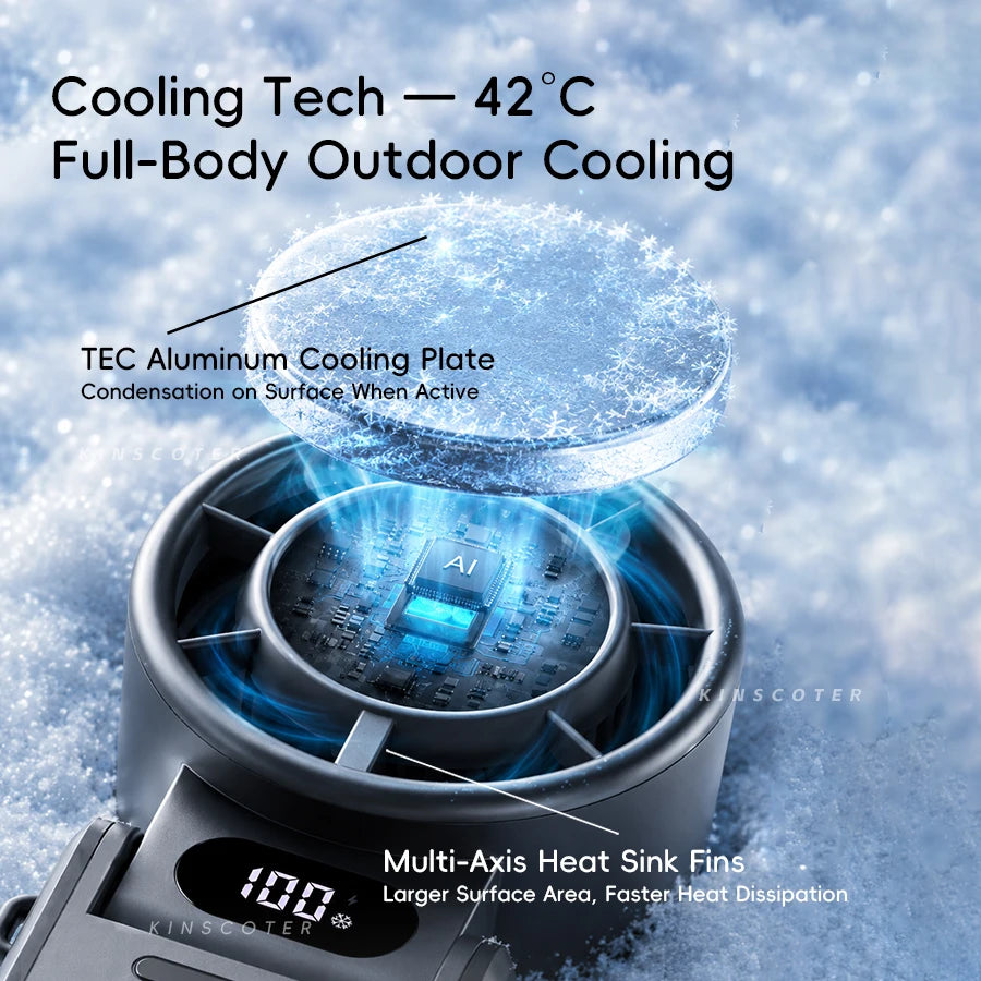KINSCOTER Fan - icy cooling plate feature