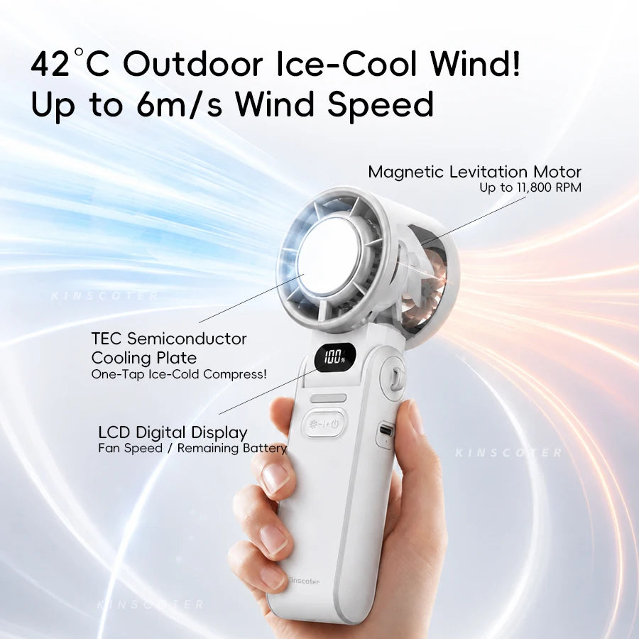 KINSCOTER Fan - foldable portable design